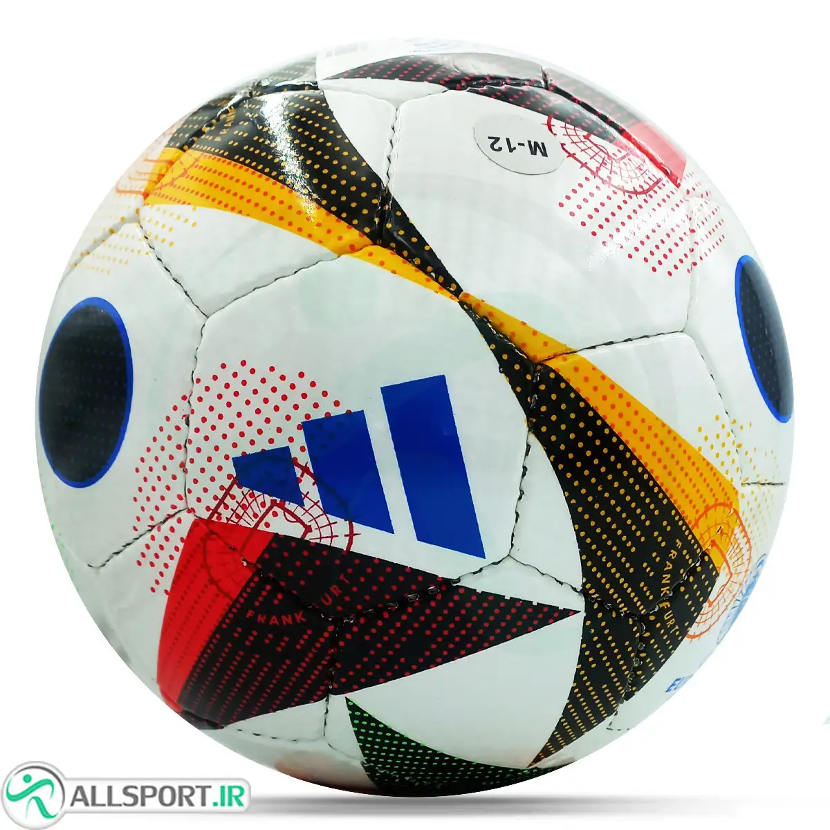 picture توپ فوتسال آدیداس دوخت  Adidas Euro24 Futsal Ball White Red Yellow