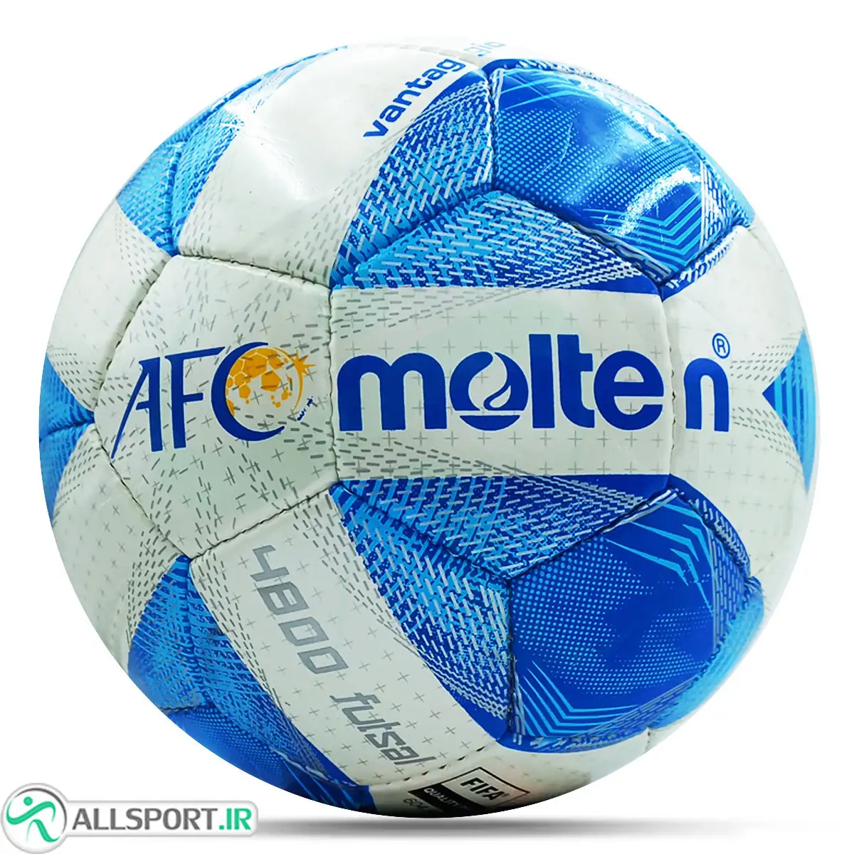 picture توپ فوتسال مولتن  دوخت  Molten AFC Futsal Ball 4 White Blue