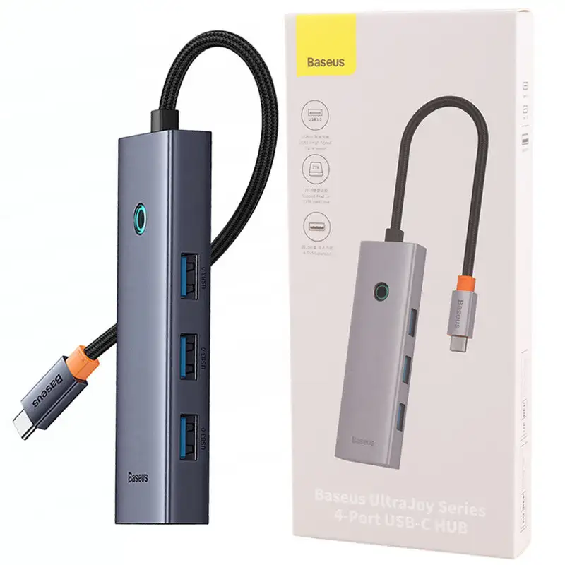 picture هاب Baseus BS-OH108 Type-C To USB 3.0 4Port