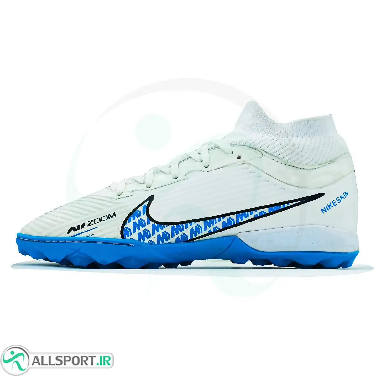 کفش چمن مصنوعی نایک ایر زوم Nike Air Zoom Mercurial White Blue 14043159