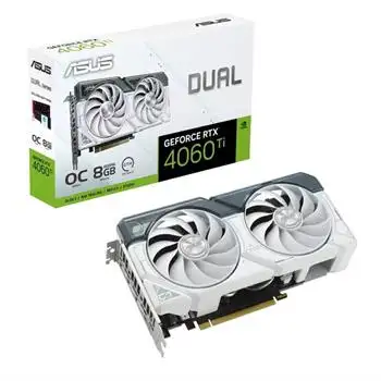 picture کارت گرافیک ایسوس سفید مدل Dual RTX 4060Ti 8GB OC Edition حافظه 8 گیگابایت