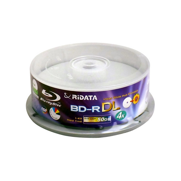 بلو ری خام ری دیتا مدل BD-R DL با ظرفیت 50 گیگابایت بسته 15 عددی 1646625