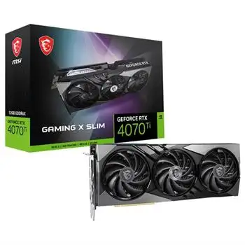 picture کارت گرافیک ام اس آی مدل GeForce RTX 4070 Ti Gaming X Slim حافظه 12 گیگابایت