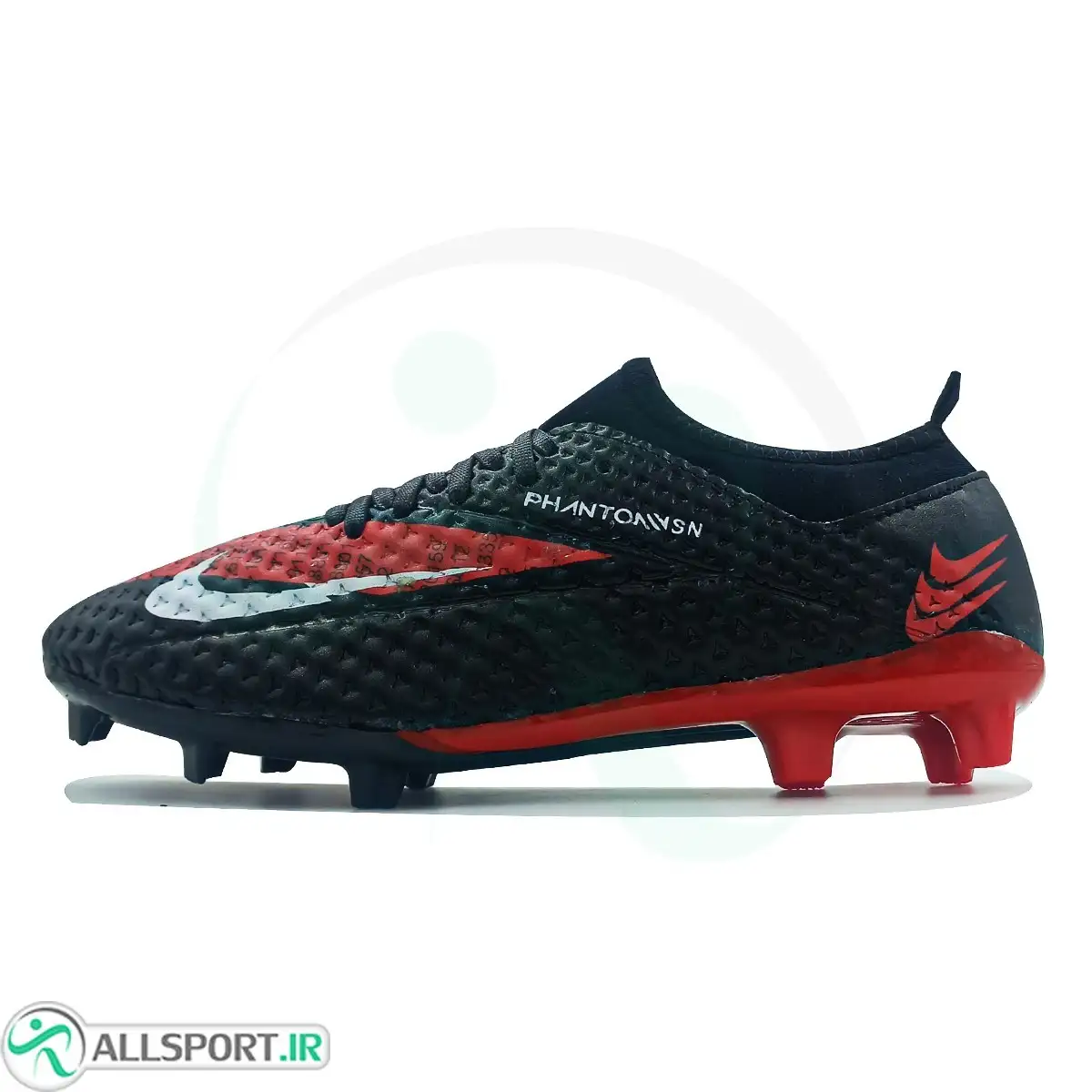 picture کفش فوتبال نایک فانتوم  Nike Phantom Black Red