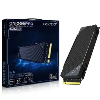 picture حافظه اس اس دی اینترنال M.2 NVMe Heatsink اسکو مدل OSCOO ON1000 Pro ظرفیت 1 ترابایت