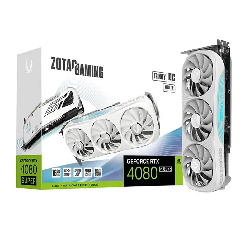 picture کارت گرافیک Zotac Gaming GeForce RTX4080 Super Trinity OC White 16GB GDDR6X 256Bit