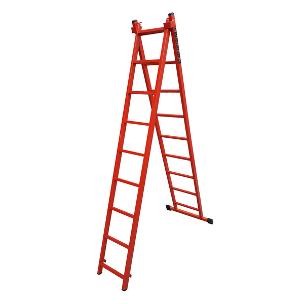 نردبان 18 پله مهرنگار مدل TAK به همراه پایه تعادل 1806500