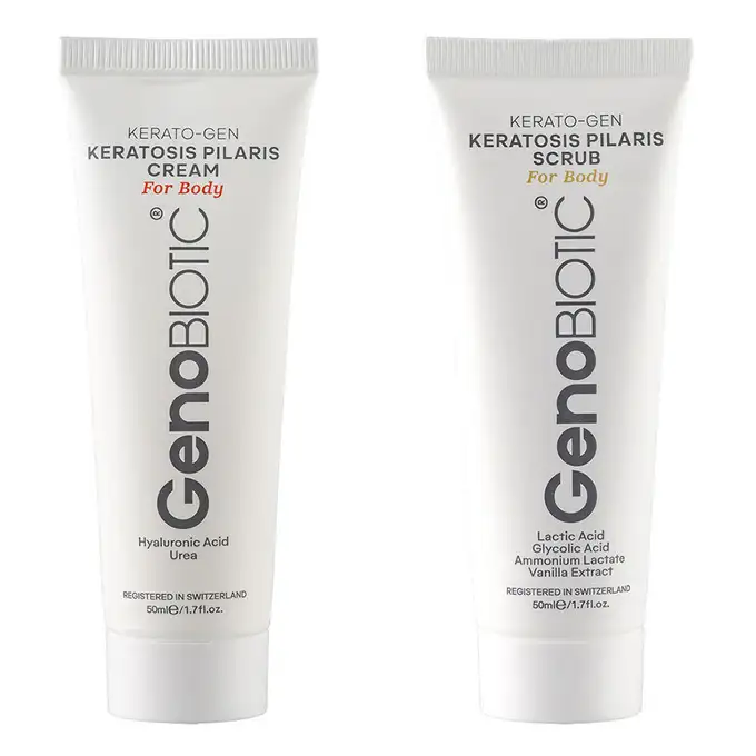 picture اسکراب بدن ژنوبایوتیک با کد 1307030059 ( Geno Biotic Keratosis Pilaris Scrub And Cream For Body )