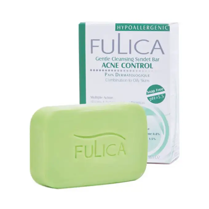 picture پاک کننده فولیکا با کد 1306010055 ( Fulica Gentle Cleansing Syndet Bar Acne Control )