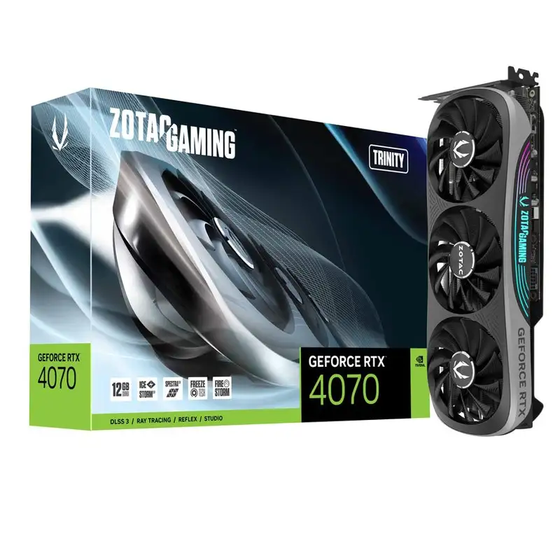 picture کارت گرافیک Zotac Gaming GeForce RTX4070 Trinity 12GB GDDR6X 192Bit