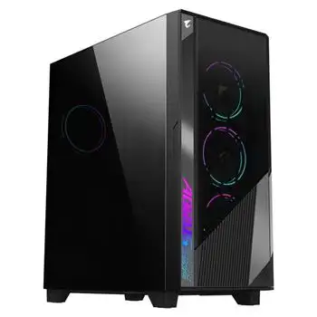 picture کیس گیمینگ گیگابایت مشکی مدل AORUS C500 Glass