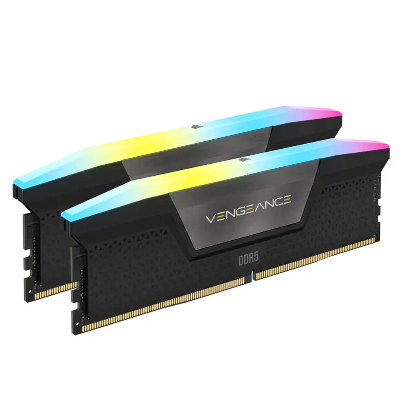 picture رم کامپیوتر Corsair Vengeance RGB DDR5 64GB 5200MHz CL40 Dual