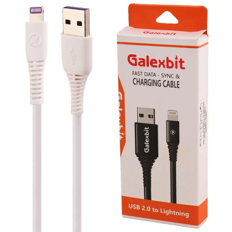 picture کابل آیفونی فست شارژ Galexbit 5A 1m