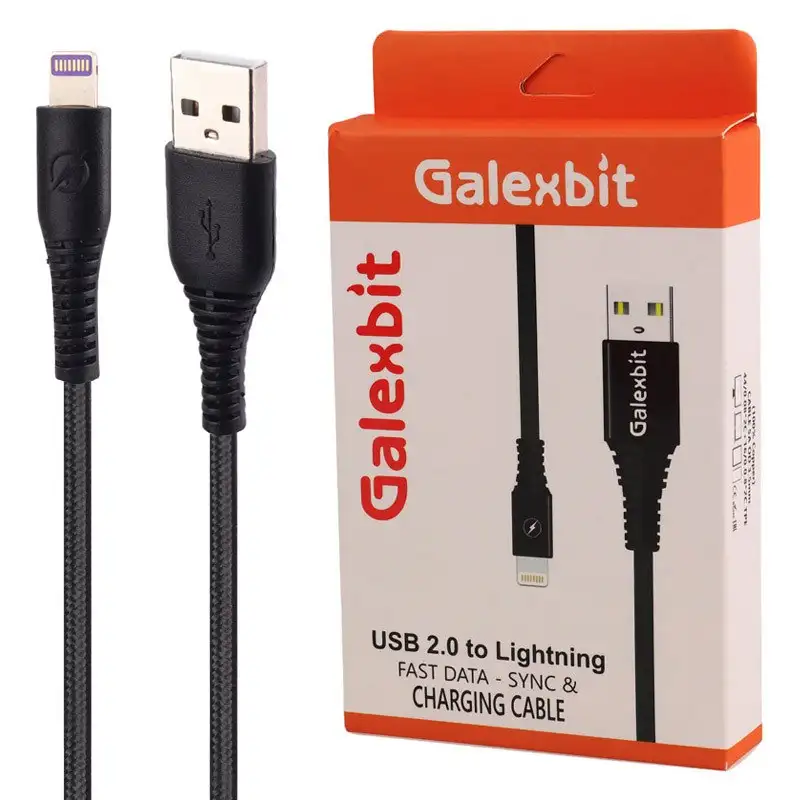 picture کابل آیفونی فست شارژ Galexbit 5A 1m کد 2