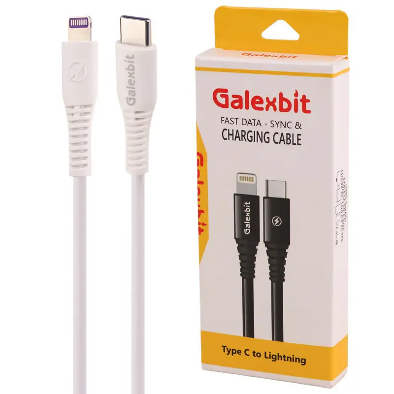 picture کابل تبدیل فست شارژ Galexbit Type-C To Lightning 5A 1m