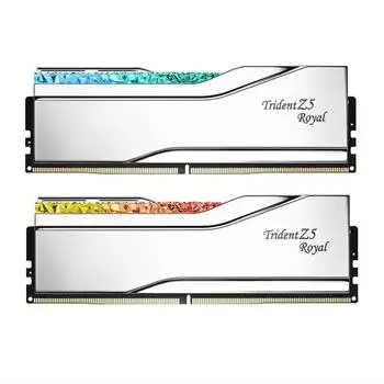 picture رم کامپیوتر جی اسکیل Trident Z5 Royal Silver RGB 6400Mhz ظرفیت 32 گیگابایت