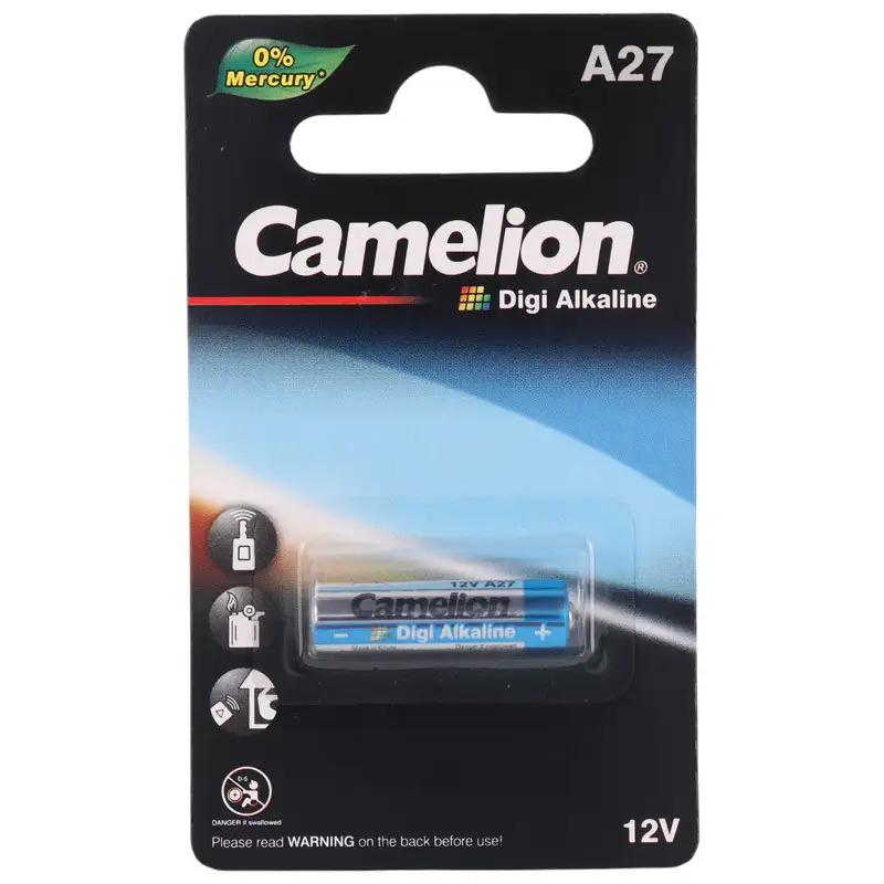 picture باتری ریموت کنترل Camelion Digi Alkaline 12V A27