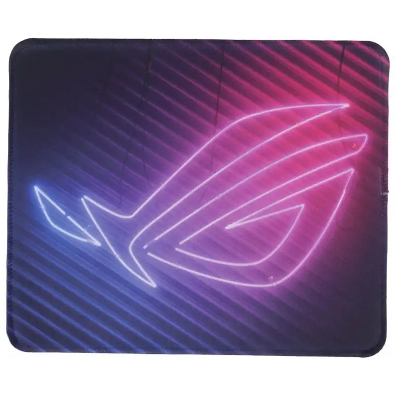 picture پد موس گیمینگ Qihe QH-1 25*20.5cm طرح ROG Neon