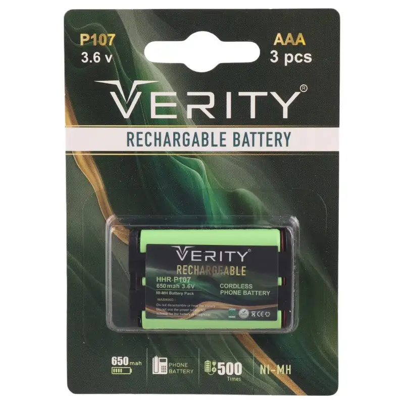 picture باتری تلفن بی سیم Verity P107 650mAh