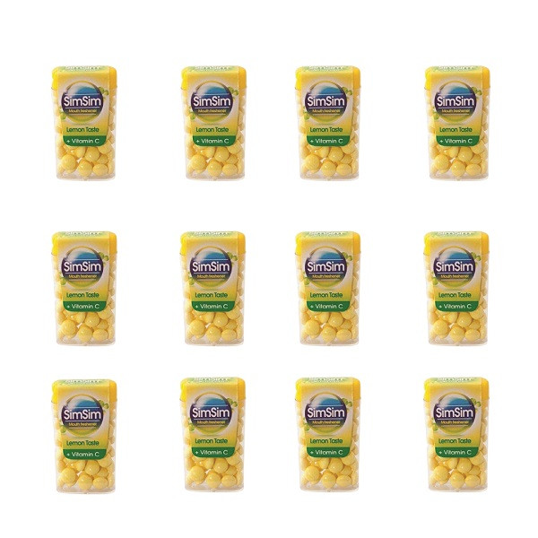 picture قرص خوشبو کننده دهان سیم سیم مدل لیمو مجموعه 12 عددی