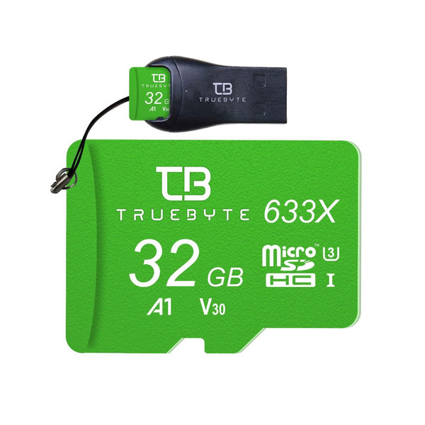 کارت حافظه microSD HC تروبایت مدل 633X-A1-V30 کلاس 10 استاندارد UHS-I U3 ظرفیت 32 گیگابایت همراه با کارت خوان 2045696