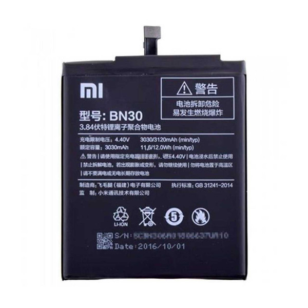 باتری موبایل مدل BN30 ظرفیت 3030 میلی آمپر ساعت مناسب برای گوشی موبایل شیائومی MI 4A 2131556