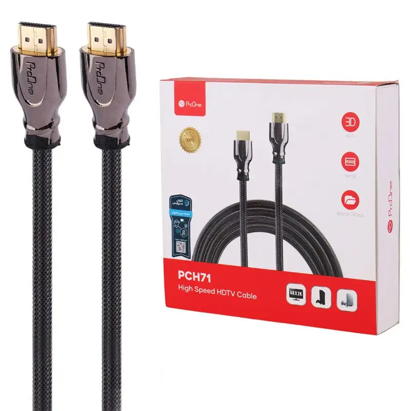 picture کابل HDMI 4K پرووان PCH71 طول 3 متر