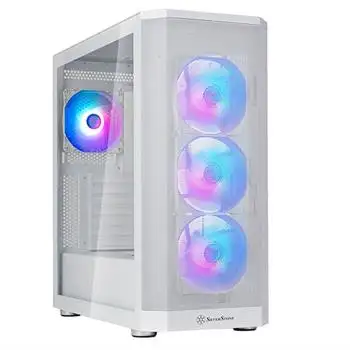 picture کیس سیلوراستون سفید Case SilverStone FARA 514X