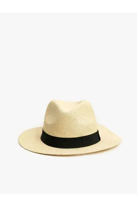 picture کلاه کوتون با کد 4SAM40048AA 5282797 ( Fedora Straw Hat )