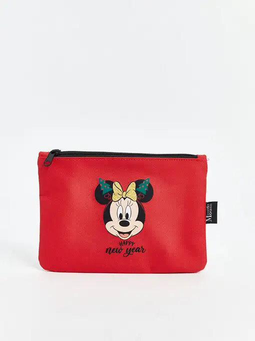 picture کیف لوازم آرایش ال سی وایکیکی با کد W4I323Z8-H1C ( Minnie Mouse Baskılı Kadın Cüzdan )