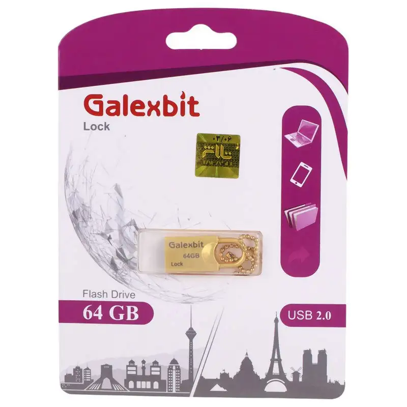 picture فلش 64 گیگ گلکس بیت Galexbit Lock