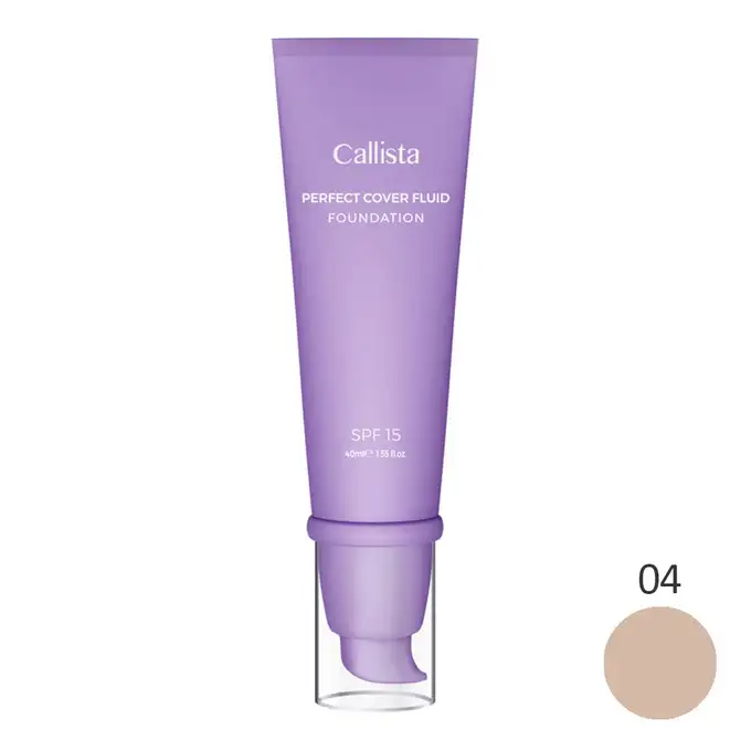 picture کرم پودر کالیستا با کد 1203060140 ( Calista Perfect Cover Fluid Foundation F04 )