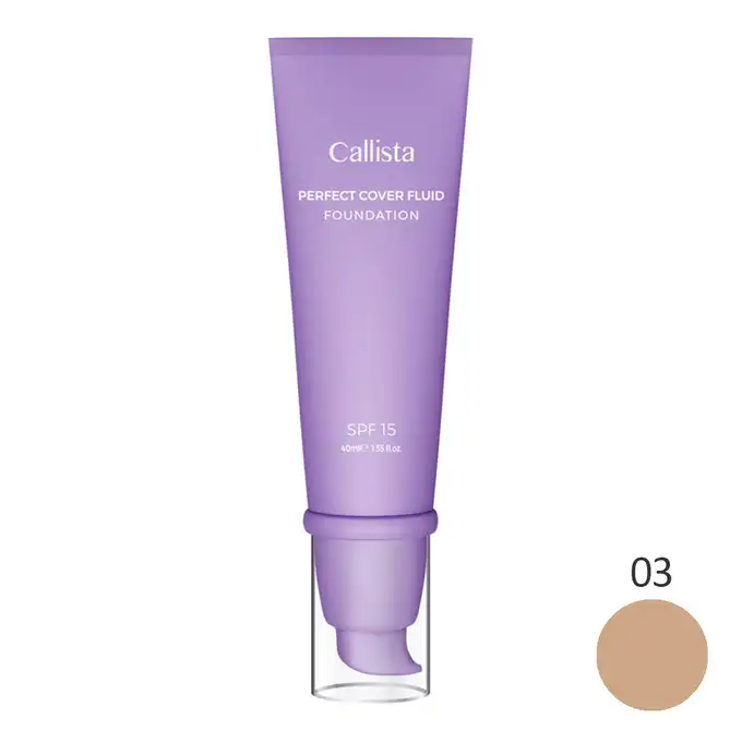 picture کرم پودر کالیستا با کد 1203060139 ( Calista Perfect Cover Fluid Foundation F03 )