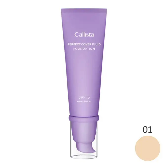 picture کرم پودر کالیستا با کد 1203060137 ( Calista Perfect Cover Fluid Foundation F01 )