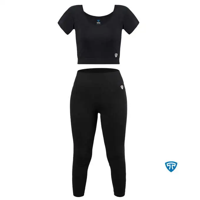 picture ست ورزشی تاپیک با کد SWEATPROOF CROP AND SPORT LEGGING