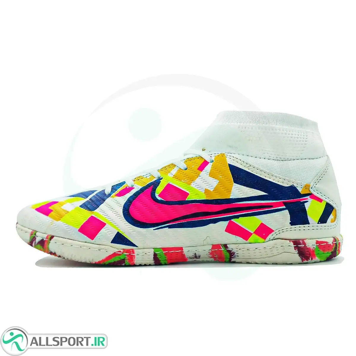 picture کفش فوتسال نایک مرکوریال Nike Mercurial White Pink