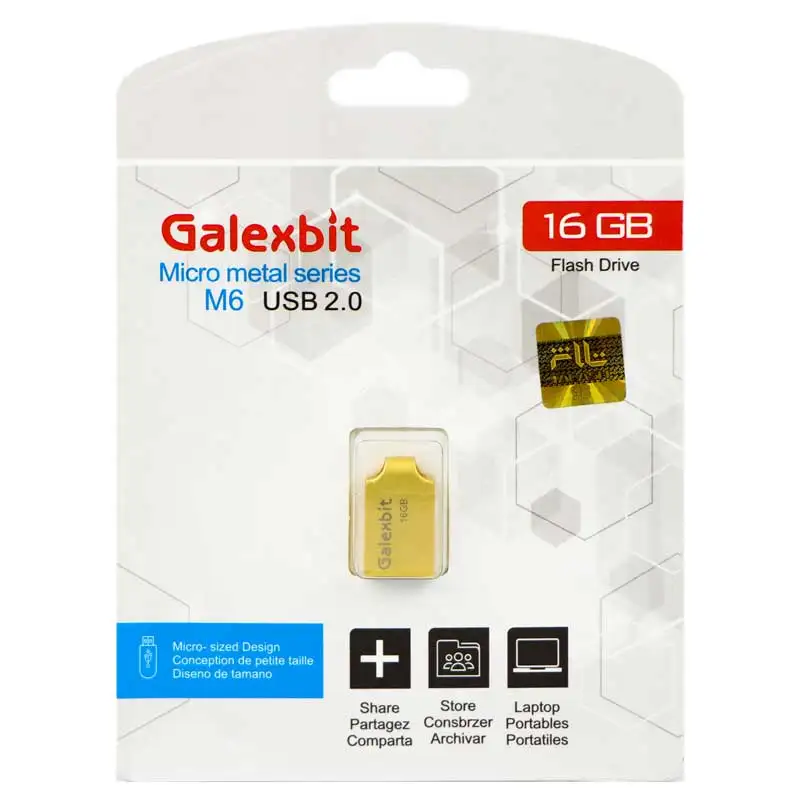 picture فلش 16 گیگ گلکس بیت Galexbit Micro metal series M6