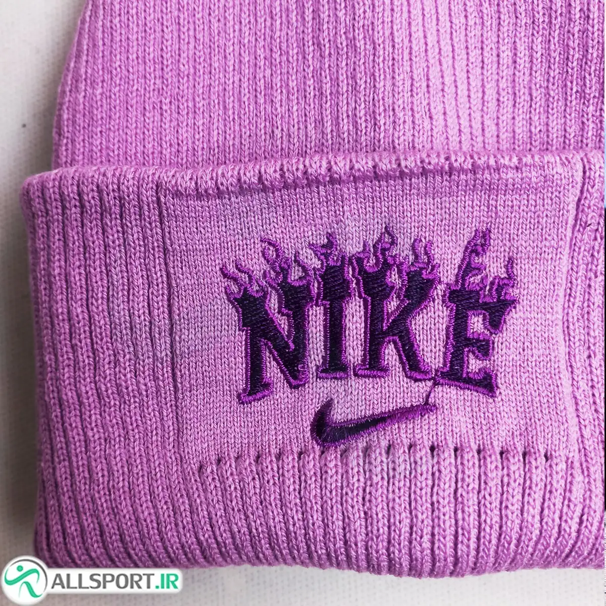 picture کلاه بافت  فانتزی آتیشی مدل Nike