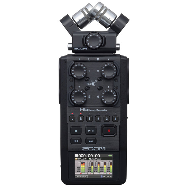 ضبط کننده حرفه ای صدا زوم مدل H6 Black 2331757