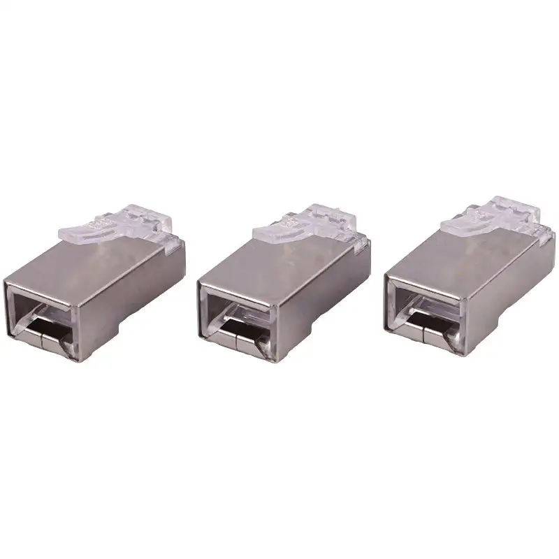 picture سوکت شبکه D-Net RJ45 Cat6 SFTP بسته 100 عددی