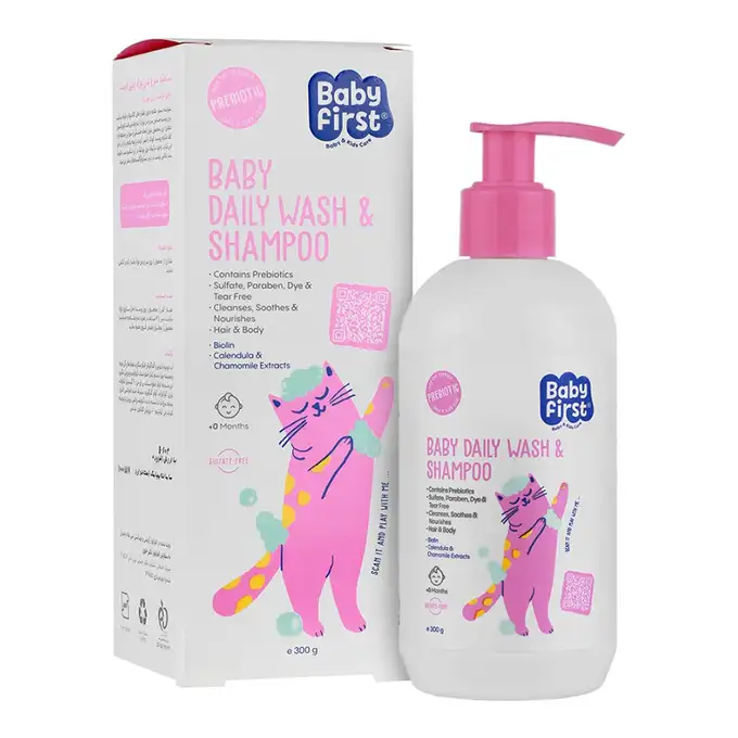 picture مرطوب کننده سی گل با کد 1319030113 ( Seagull Baby First Daily Wash And Shampoo 300gr )