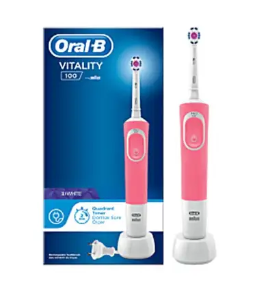 picture مسواک برقی اورال بی ویتالیتی مدل Oral-B 100 3d white