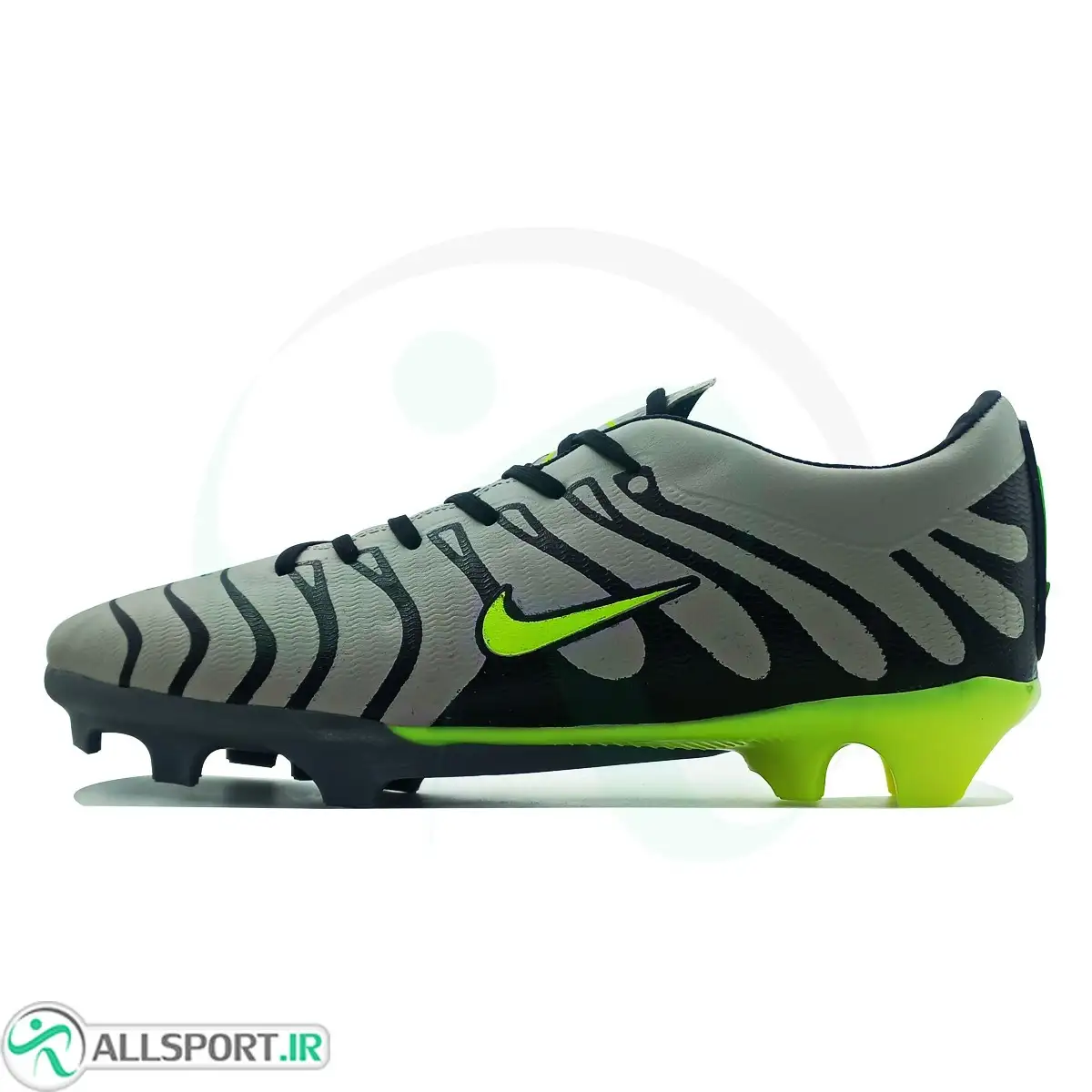 picture کفش فوتبال نایک مرکوریال امباپه  Nike Mercurial Gray Black