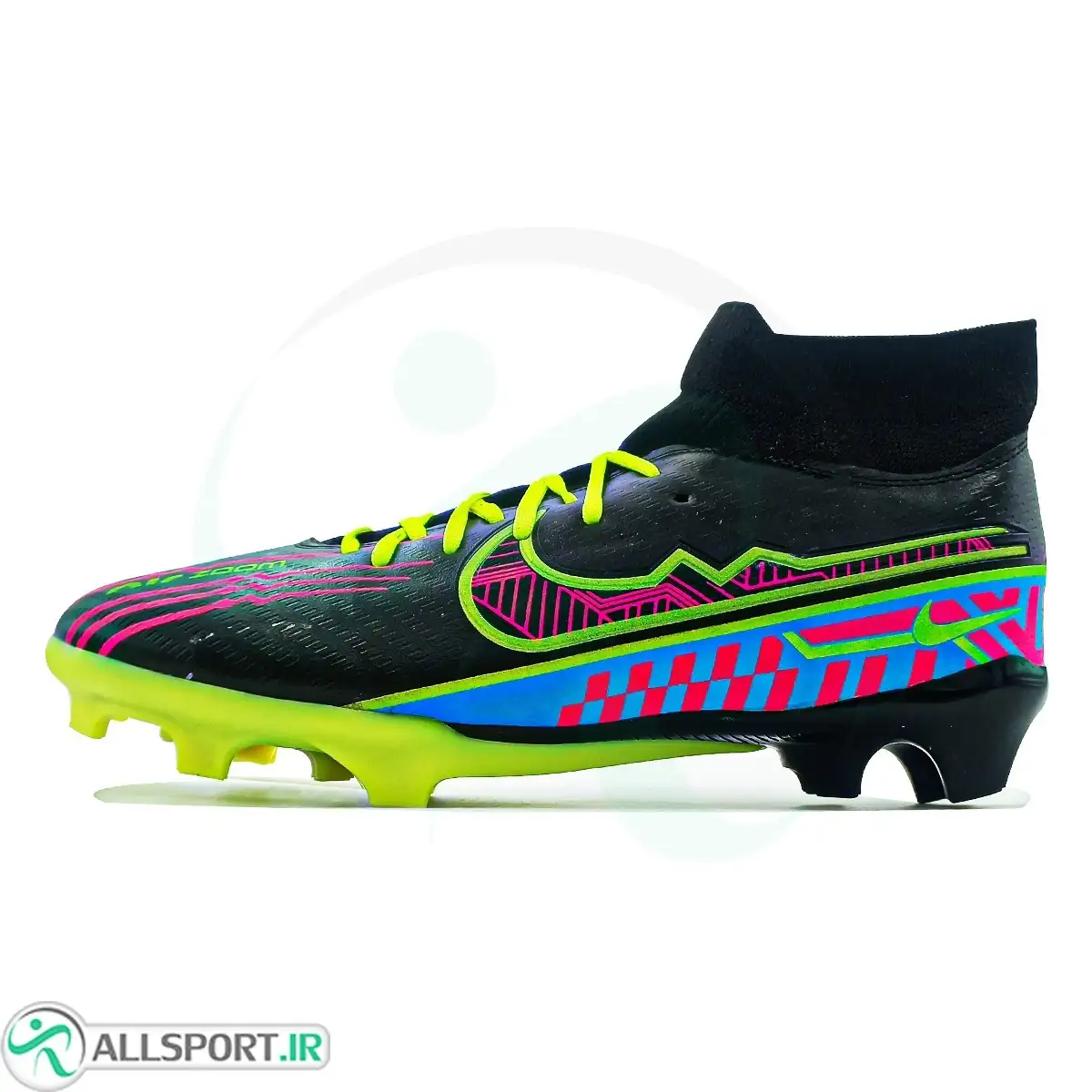 picture کفش فوتبال نایک مرکوریال ایرزوم Nike Mercurial Air Zoom Black Green