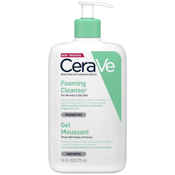 picture ژل شستشو سراوی با کد 54X33V ( Foaming Cleanser ceraVe )