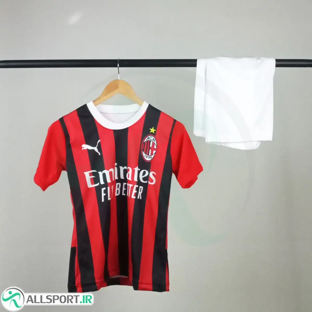 picture پیراهن شورت بچگانه اول آث میلان لیائو Ac Milan 2024-25 Home