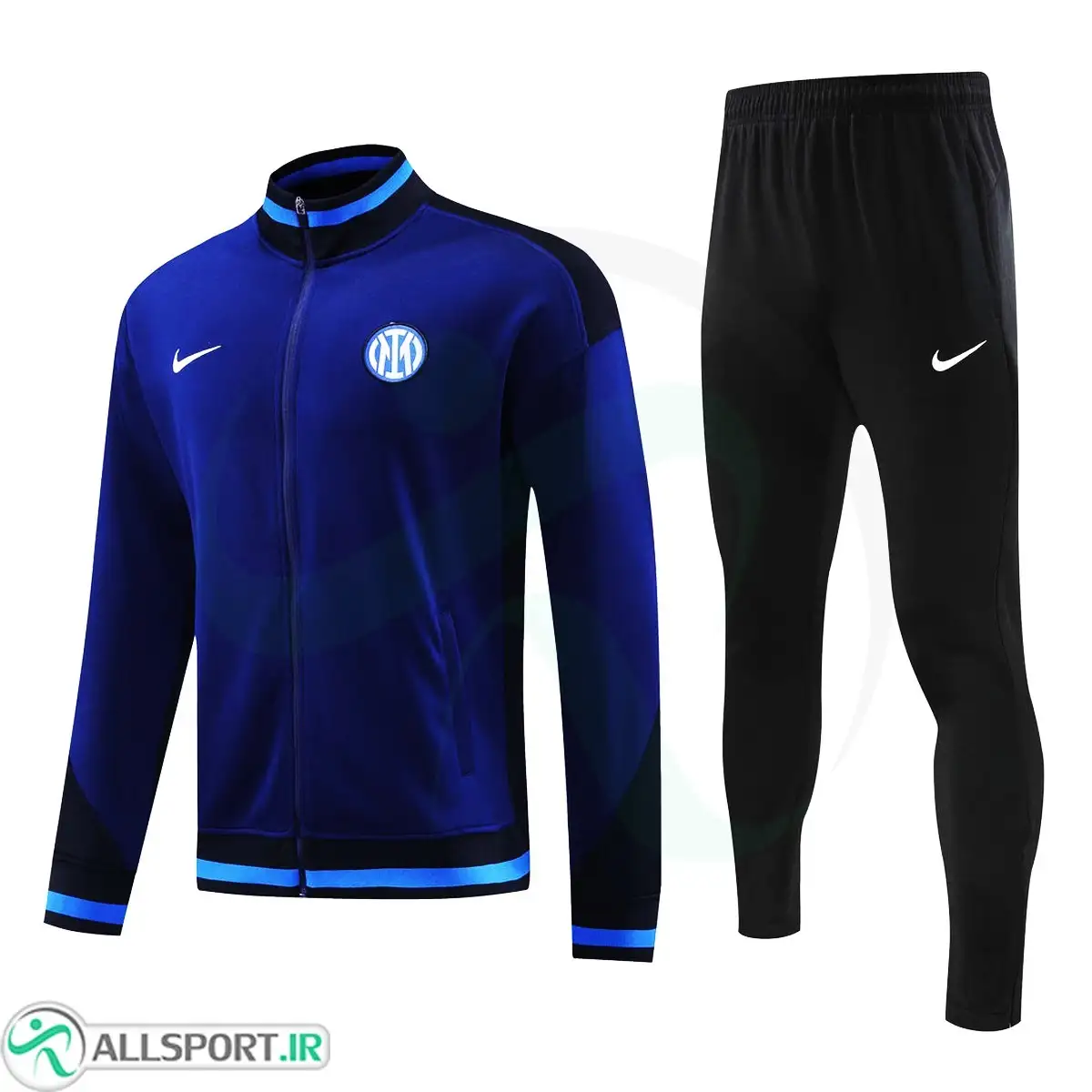 picture گرمکن شلوار اینتر میلان Inter Milan 2024-25 Blue Navy Black