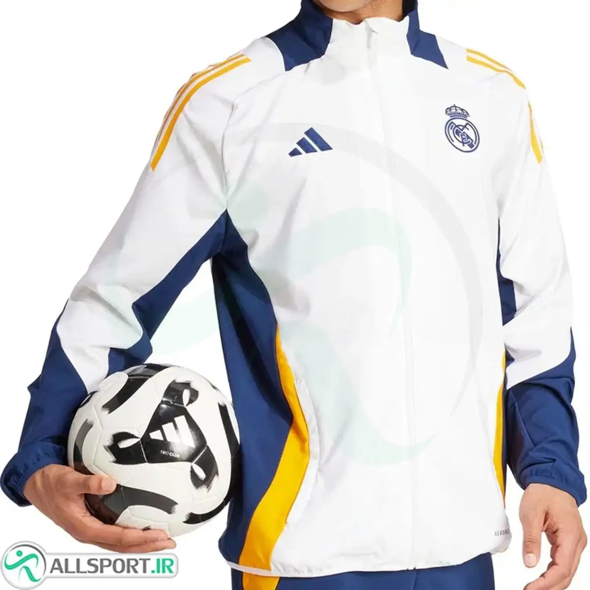 picture گرمکن شلوار رئال مادرید Real Madrid  2024-25 White Blue Navy