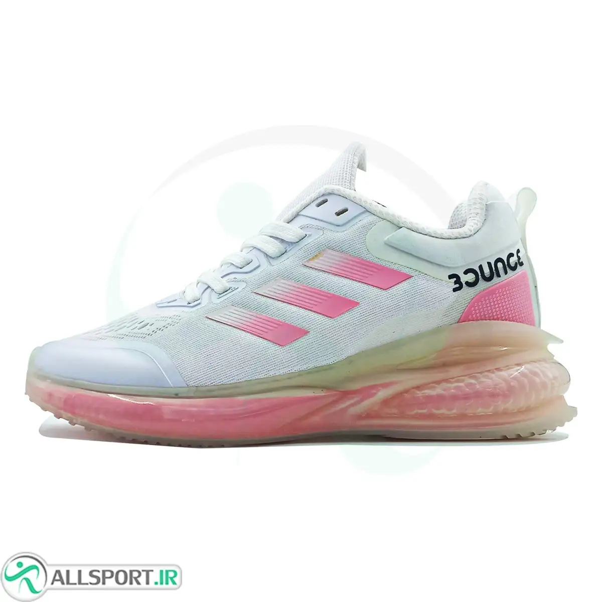 picture کتانی رانینگ آدیداس بونس  Adidas Bounce White Pink