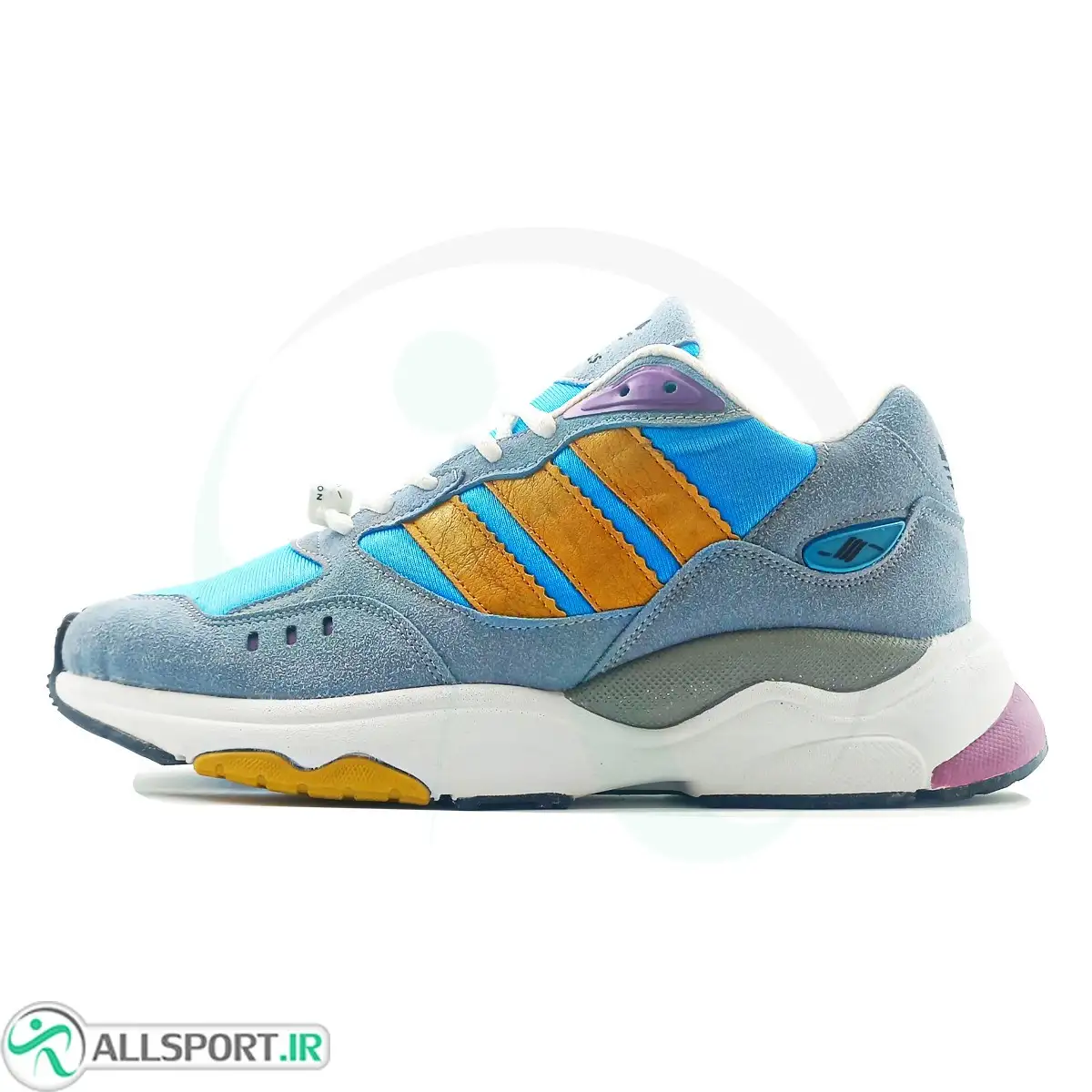 picture کتانی  آدیداس ترشن Adidas Torsion Blue Yellow